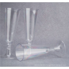 5oz Plastic Champagne Glass in Two Part